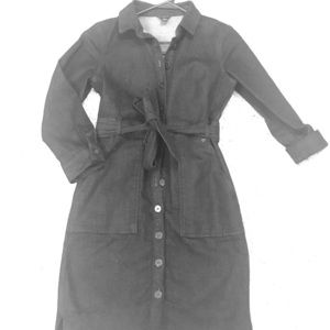 Ann Taylor Denim shirt dress. Size 00P.